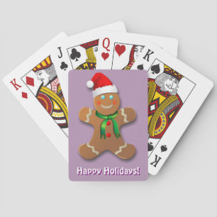 Customisable Gingerbread Man Playing Cards