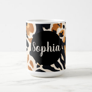 Customisable Giraffe Print Coffee Mug
