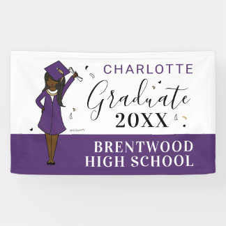 Customisable Girl Avatar | High School Graduation  Banner