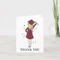 Customisable Girl Avatar | High School Graduation 