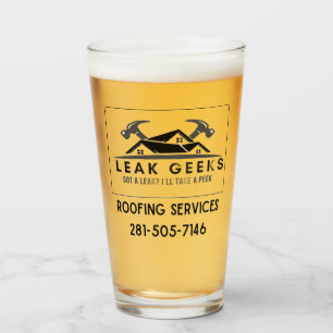 Customisable Glass Cup – Add Logo/Event Design 