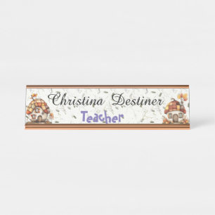 Customisable Gnome Homes Desk Name Plate