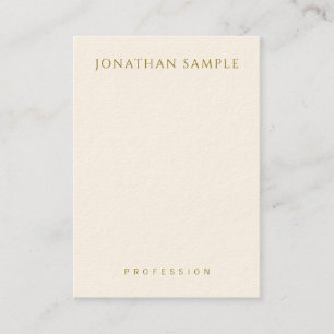 Customisable Gold Text Elegant Template Vertical Business Card