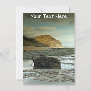 Customisable Golden Cap, Dorset card