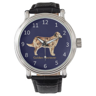 Customisable Golden Retriever Dog Wrist Watch