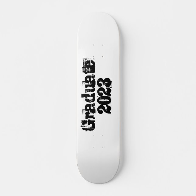 Customisable Graduation 2023 Trending Cool Skateboard (Front)