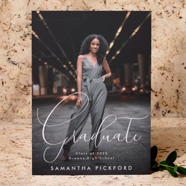 Customisable Graduation Photo Grad Graduate Announcement (Creator Uploaded)