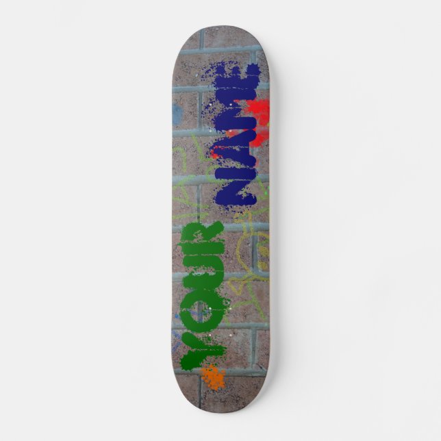 Customisable Graffiti Skateboard (Front)