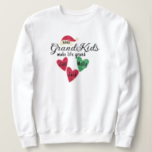 Customisable Grandma and kids Personalised Sweatshirt