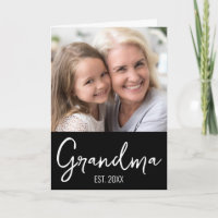 Customisable Grandma Established Grandparents Day