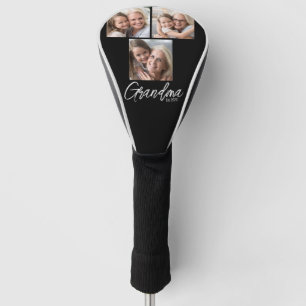 Customisable Grandma Established Year 3 Photo Golf Head Cover