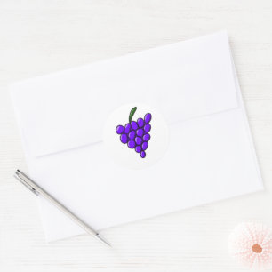 Customisable Grapes Sticker
