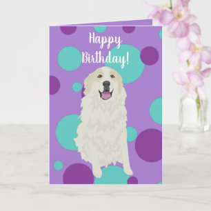 Customisable Great Pyrenees Card