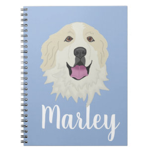 Customisable Great Pyrenees  Notebook
