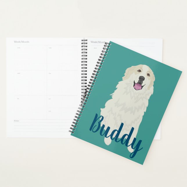 Customisable Great Pyrenees  Planner (Display)