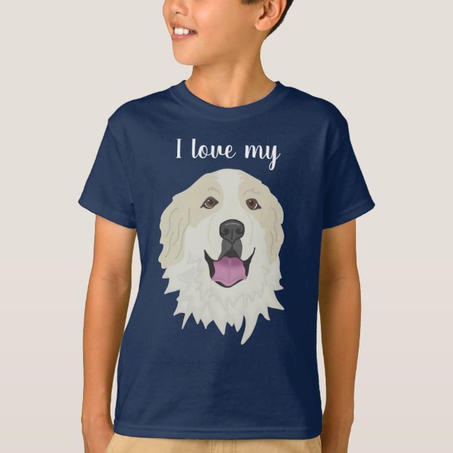 Customisable Great Pyrenees T-Shirt (Front)