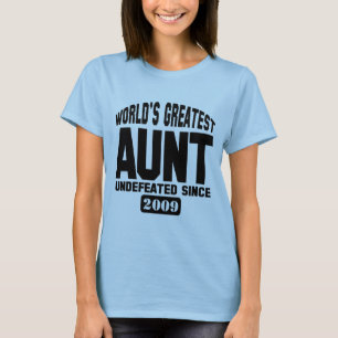 Customisable Greatest Aunt T-Shirt