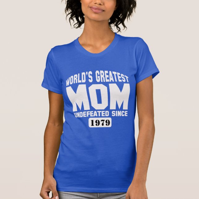 Customisable Greatest Mum T-Shirt (Front)