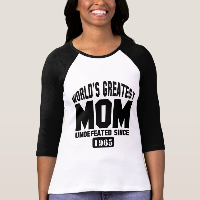 Customisable Greatest Mum T-Shirt (Front)