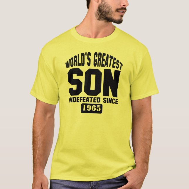 Customisable Greatest Son T-Shirt (Front)