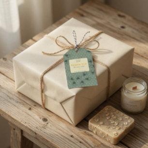 Customisable Green Business Thank You Tag