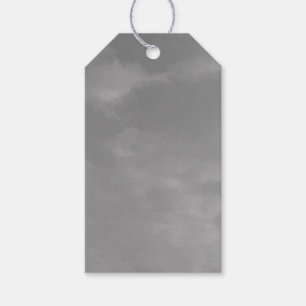 Customisable Grey Sky Gift Tags