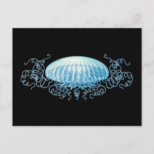 Customisable Haeckel Jellyfish Postcard