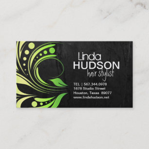 Customisable Hair Stylist Business Cards