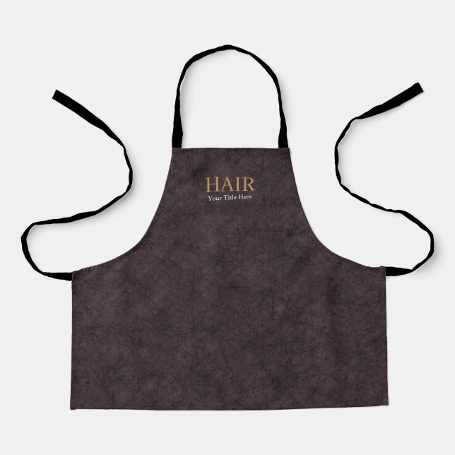 Customisable Hair Stylist Professional Apron (Front)
