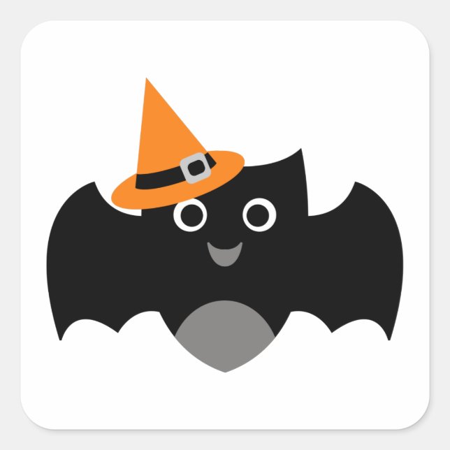 Customisable Hallloween Bat Stickers (Front)