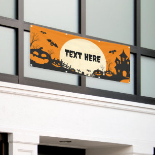 Customisable Halloween Banner