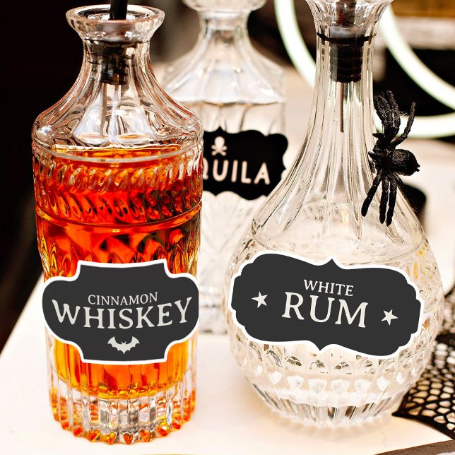 Customisable Halloween Drink Labels (Creator Uploaded)