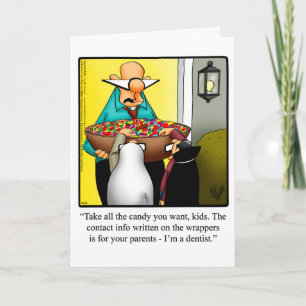 Customisable Halloween Humour Greeting Card