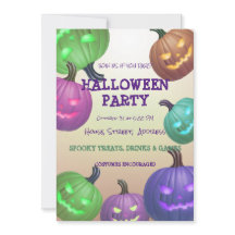 Customisable Halloween Party Invitation