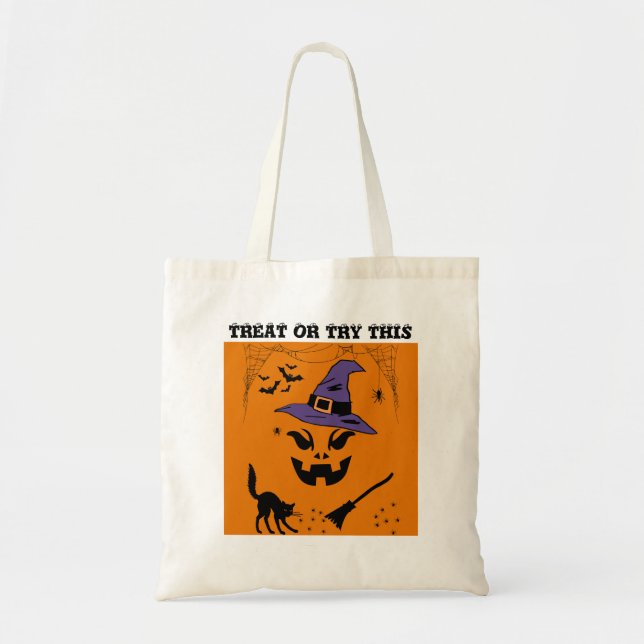 Customisable Halloween Treat Bag (Front)