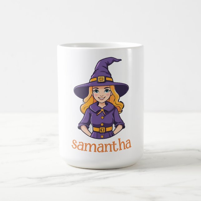 Customisable Halloween Witch Coffee Mug (Center)