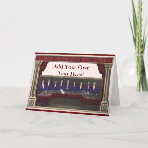Customisable Hand Bell Greeting Card