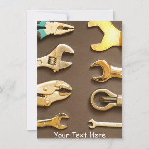 Customisable hand tools card