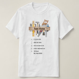 Customisable handyman carpenter tools T-Shirt