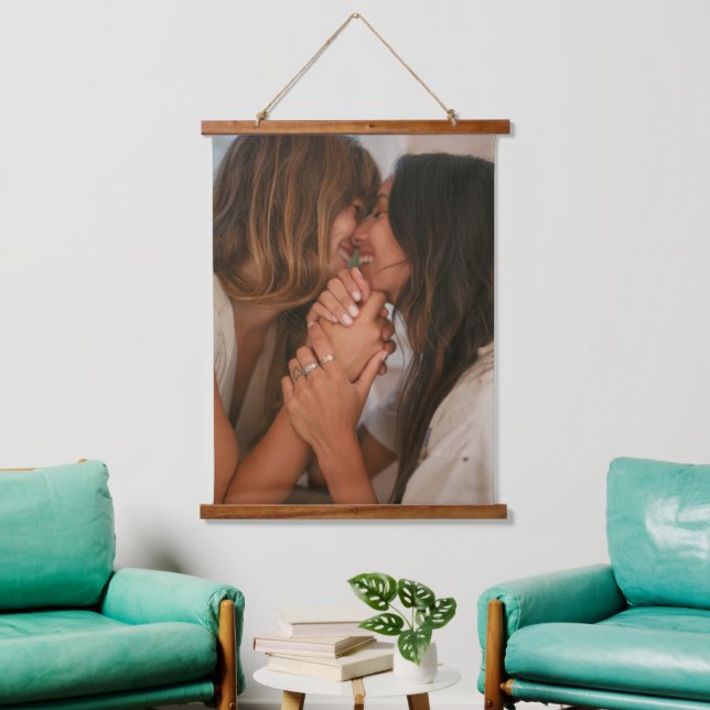 Customisable Hanging Photo Canvas Tapestry (Living Room)