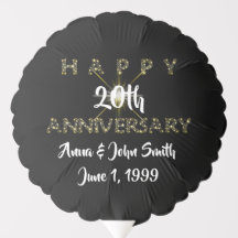 Customisable Happy Anniversary Starry