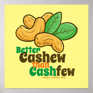 Customisable Happy Cashew Day Poster