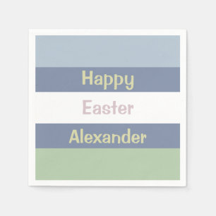 Customisable Happy Easter Napkin