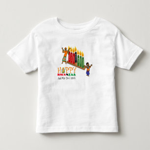 Customisable Happy KWANZAA 7 Principles Toddler T-Shirt