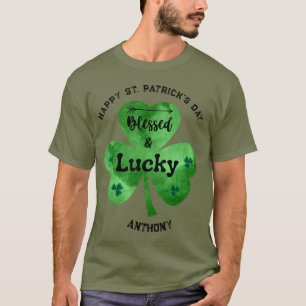 Customisable Happy St. Patrick's Day Sweatshirt T-Shirt