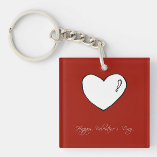 (customisable) Happy Valentine's day Key Ring