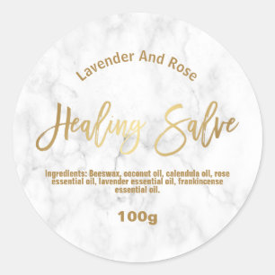 Customisable Healing Salve Label