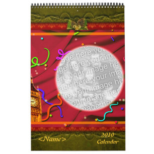 Customisable Holidays Photo Frames 2010 Calendar