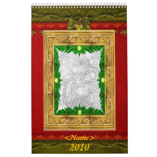 Customisable Holidays Photo Frames 2010 Calendar