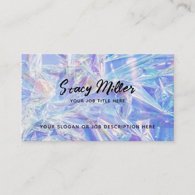 Customisable Holographic Business Cards (Front)